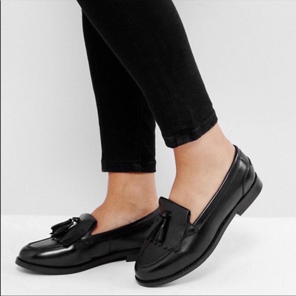 ASOS - Wide leather loafers